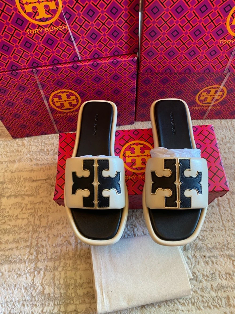 Tory Burch Double Sport Slide Sandals